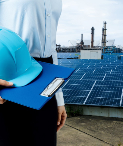 Equipe Cicluzsol apresentando diferenciais da energia solar